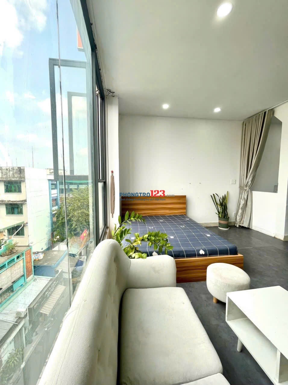 STUDIO CỬA SỔ TRỜI 50M2 FULL NỘI THẤT GẦN CẦU VƯỢT LĂNG CHA CẢ - QUẬN TÂN BÌNH