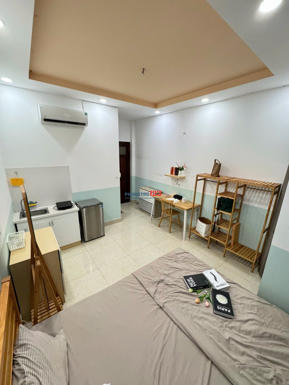CHo Thuê Phòng Bancony Gần Cầu Thủ Thiêm_Chung cư Ngô Tất Tố P22