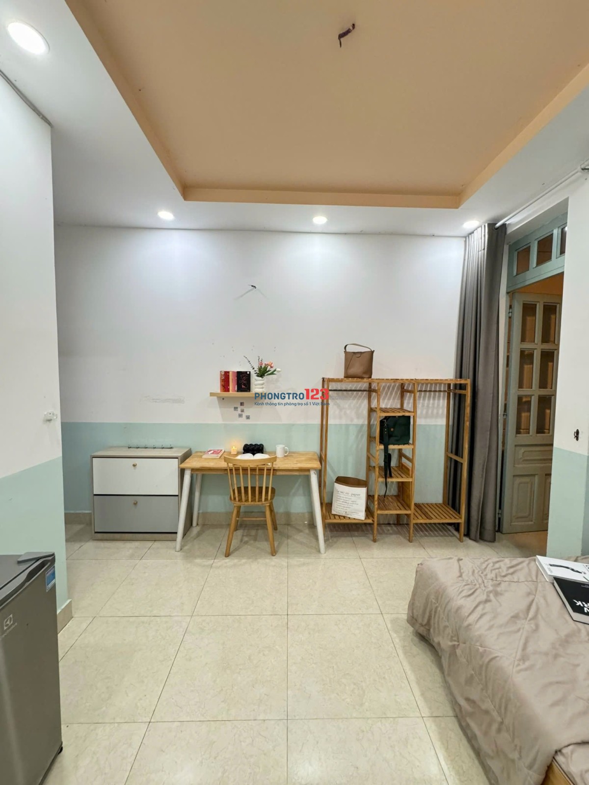 CHo Thuê Phòng Bancony Gần Cầu Thủ Thiêm_Chung cư Ngô Tất Tố P22