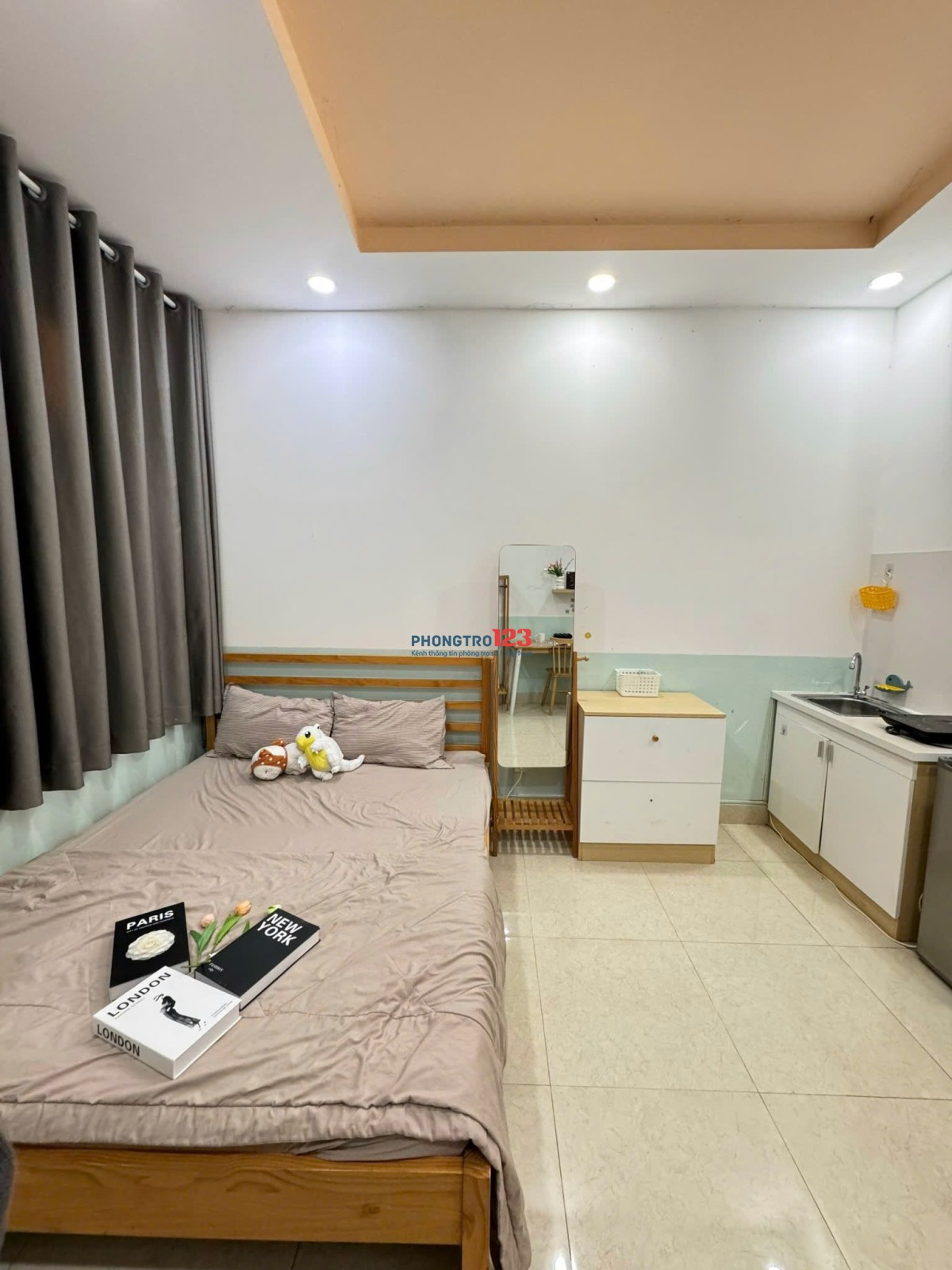 CHo Thuê Phòng Bancony Gần Cầu Thủ Thiêm_Chung cư Ngô Tất Tố P22