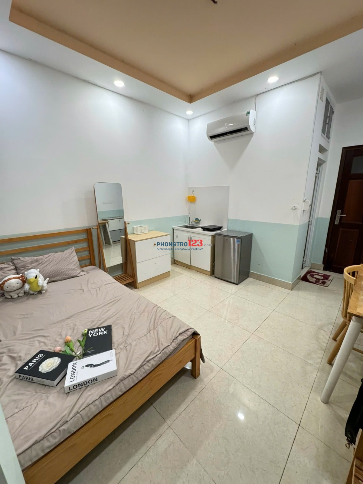 CHo Thuê Phòng Bancony Gần Cầu Thủ Thiêm_Chung cư Ngô Tất Tố P22