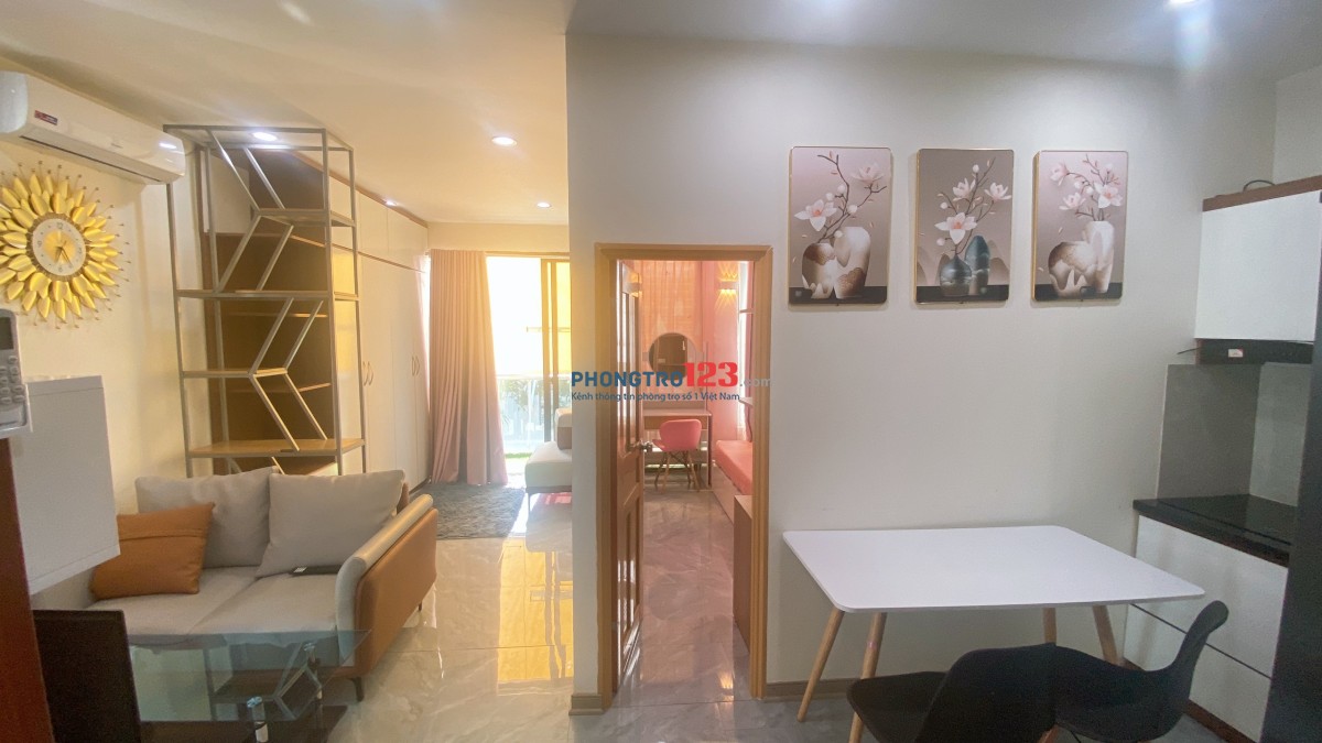CHO THUÊ CĂN HỘ MINI 1 PHÒNG NGỦ – 1 PHÒNG KHÁCH ĐẸP, TIỆN NGHI