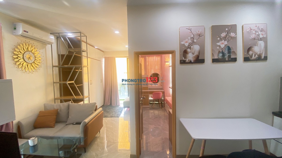 CHO THUÊ CĂN HỘ MINI 1 PHÒNG NGỦ – 1 PHÒNG KHÁCH ĐẸP, TIỆN NGHI