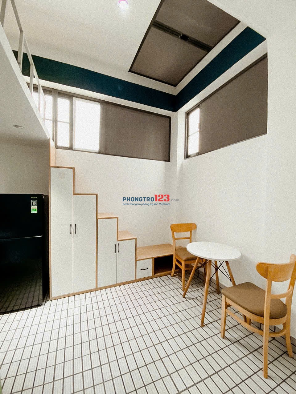 Phòng 20m2 - 4,3tr, gác lửng, full nội thất, cửa sổ, kệ bếp, ngay CV Gia ĐỊnh, sát Sân Bay TSN