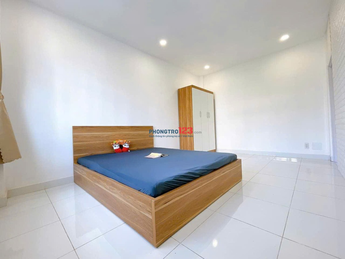 Chdv cát lái gần citisoho có thang máy, full nội thất mới xây xong DT 35m2 1pn 1pk tách bếp 4-5tr