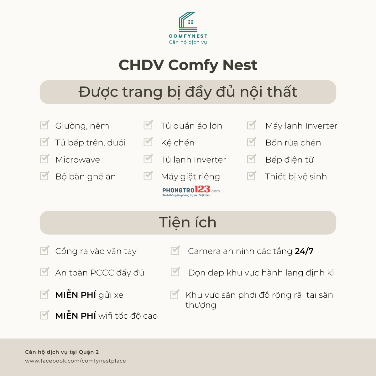 CĂN HỘ DỊCH VỤ CHO THUÊ – QUẬN 2 BÌNH THẠNH THỦ ĐỨC GIÁ CHỈ TỪ 4TR7/THÁNG