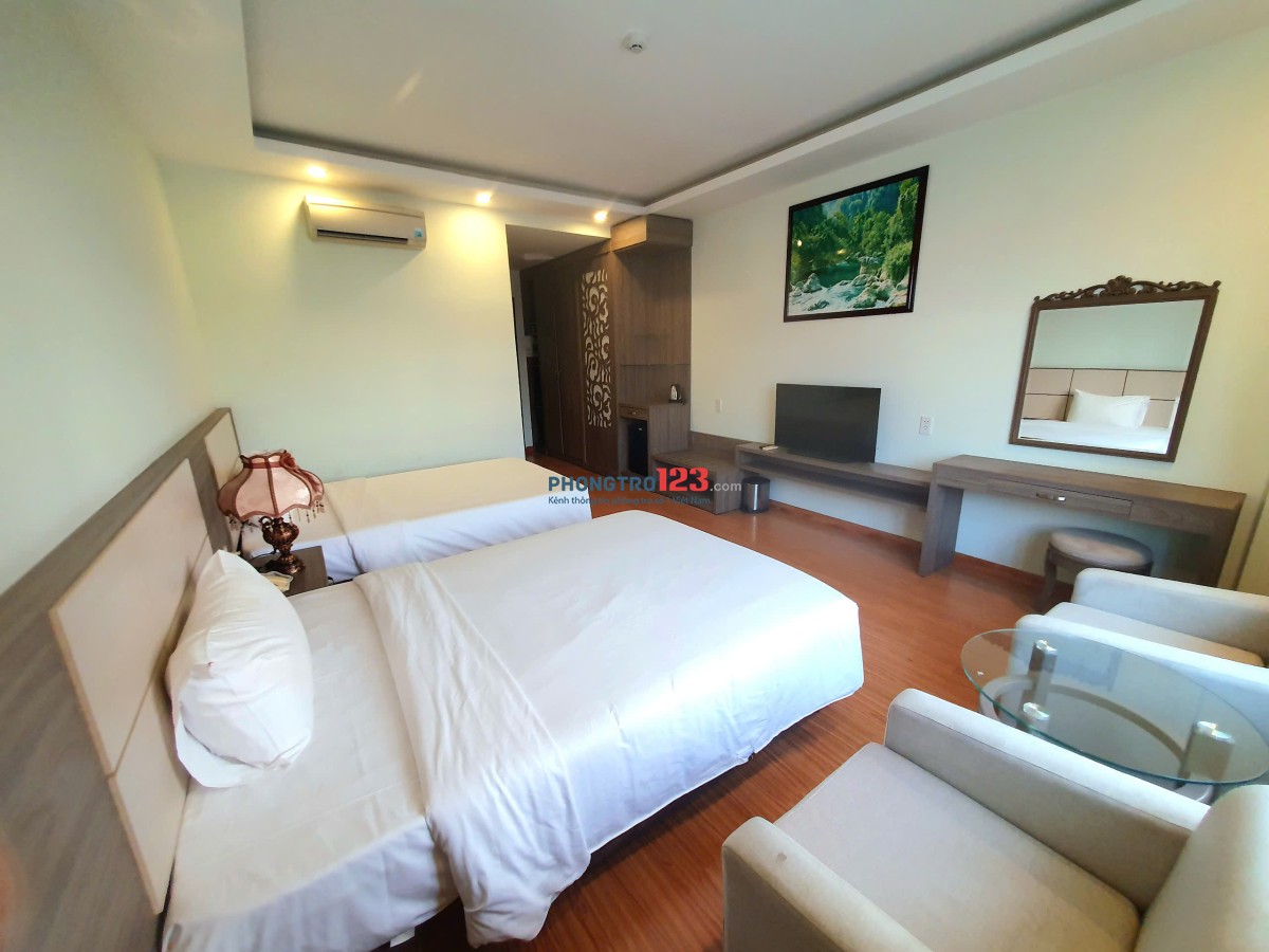 Cho thuê căn hộ gần Trần Phú gần biển nhiều dịch vụ miễn phí