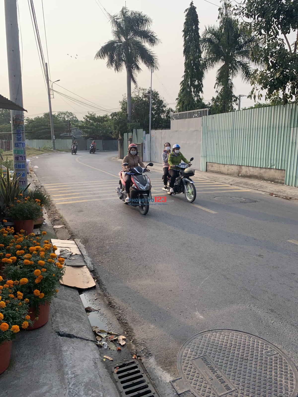 Cho thuê mặt bằng phòng trọ 4x20m