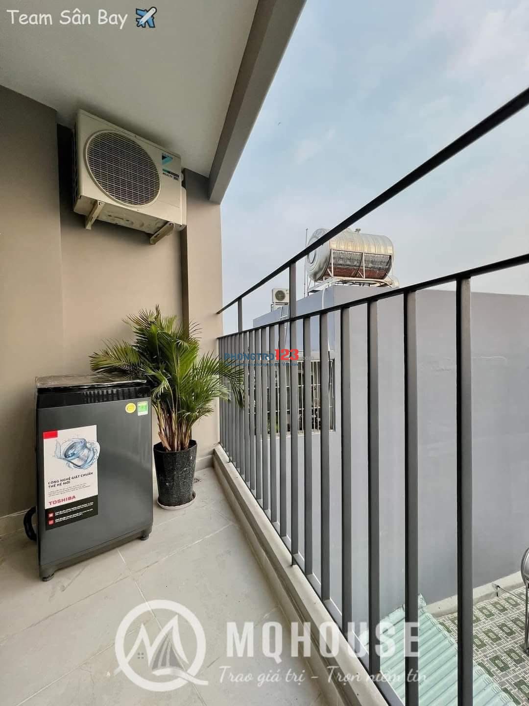 Không Gian Sống Hiện Đại - Căn Hộ Ban Công Sân Vườn Cao Cấp Ngay Khu Vực Sân Bay Gần CV Gia Định
