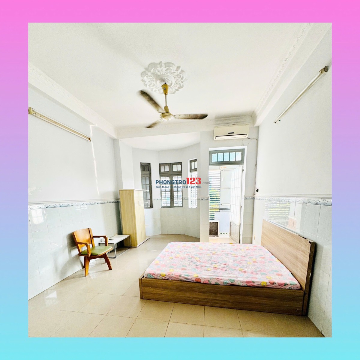 Chính chủ cho thuê căn hộ dịch vụ ban công full nội thất đường Trường Chinh