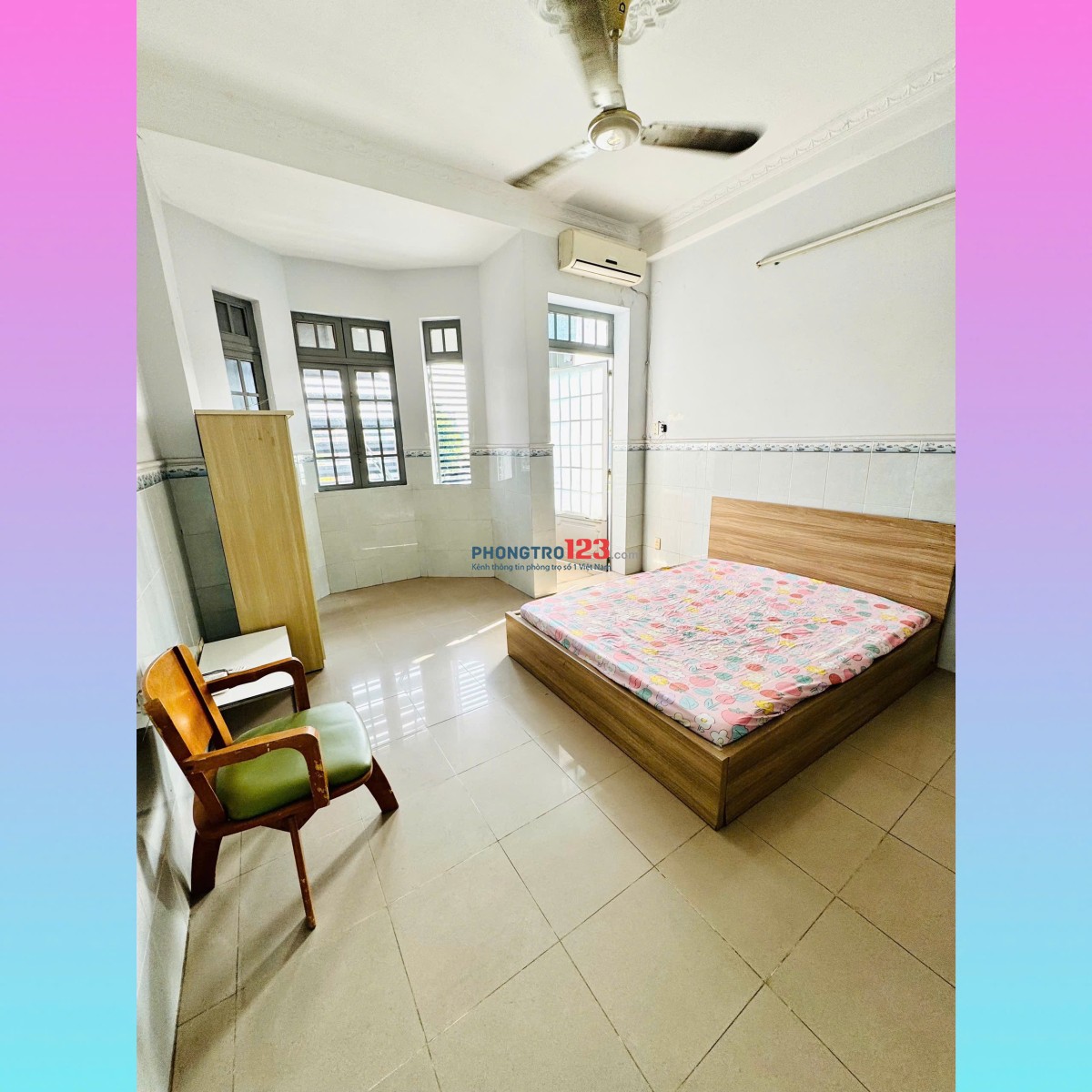 Chính chủ cho thuê căn hộ dịch vụ ban công full nội thất đường Trường Chinh
