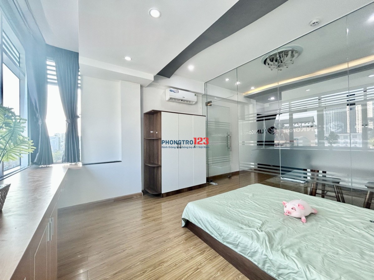  Cho Thuê Căn hộ studio tách bếp – Full nội thất , Gần ĐH Hutech