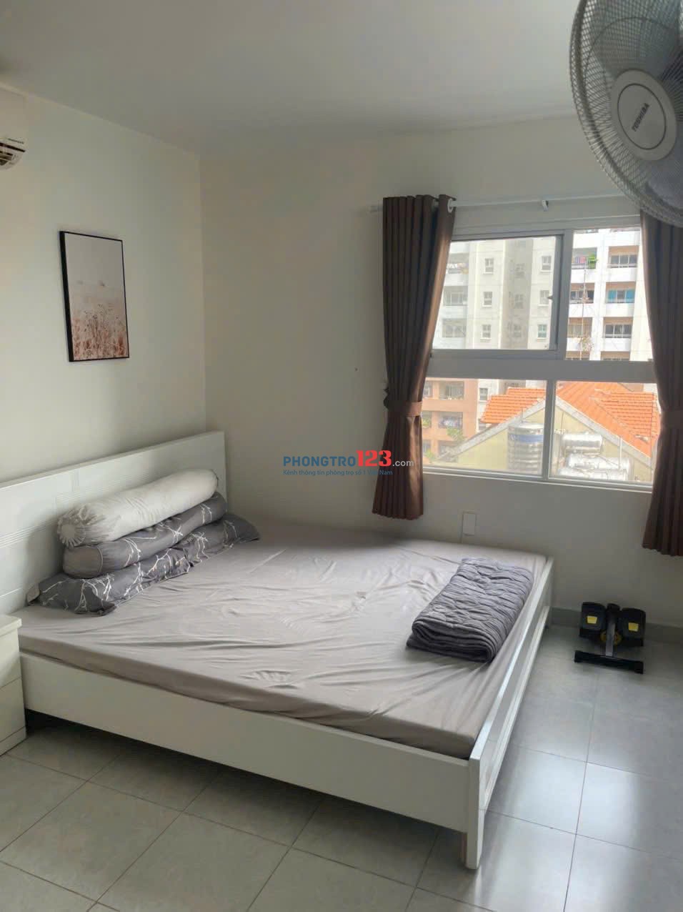 Chung cư Carillon 2, Trịnh ĐÌnh Thảo, TP: 77m2, 2p ngủ, full NT 10tr/th