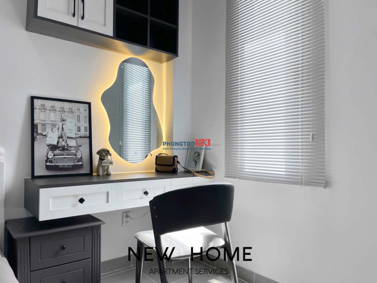 Luxury Apartment - Căn hộ 1PN - 55m2, Thang Máy Cho nuôi pet Ban công rộng gần Chợ Bà Chiểu Cầu Bông