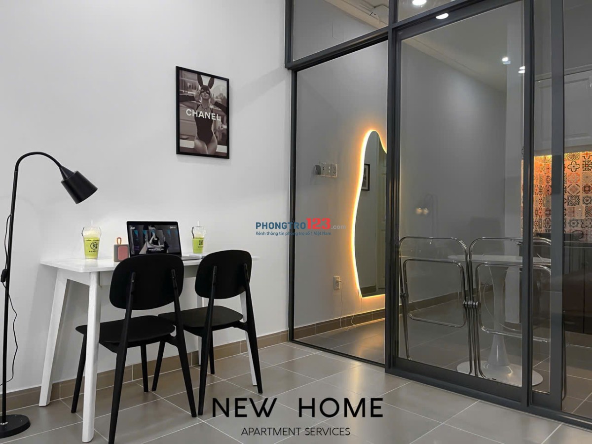 Luxury Apartment - Căn hộ 1PN - 55m2, Thang Máy Cho nuôi pet Ban công rộng gần Chợ Bà Chiểu Cầu Bông