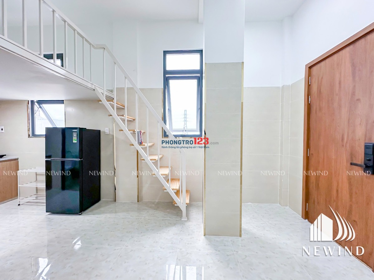 Gác/1PN/Studio mới 100%, ở 3-4ng, được nuôi mèo, gần Khu chế xuất, Cresent mall, Phú Mỹ Hưng,Q2,Q9..