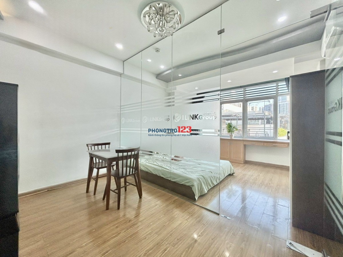  Cho Thuê Căn hộ studio tách bếp – Full nội thất , Gần ĐH Hutech