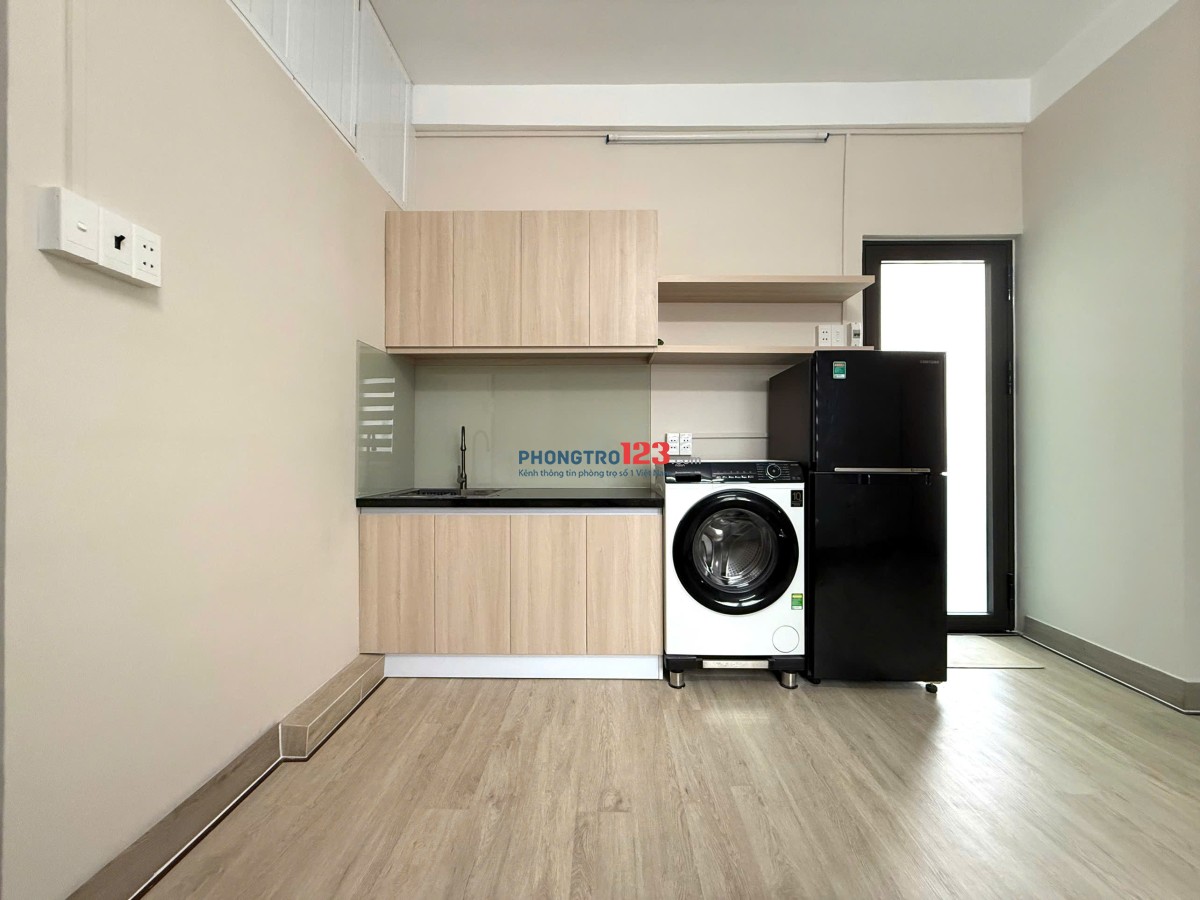 CĂN HỘ STUDIO SIÊU XINH - Full Nội Thất, Ban Công, Tách Bếp & Cửa Sổ Siêu Thoáng | Phú Nhuận