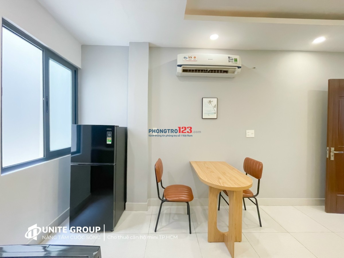 Khai trương phòng trọ full nội thất cửa sổ thoáng Nguyễn Hữu Cảnh gần Hàng Xanh Quận 1 Quận 2