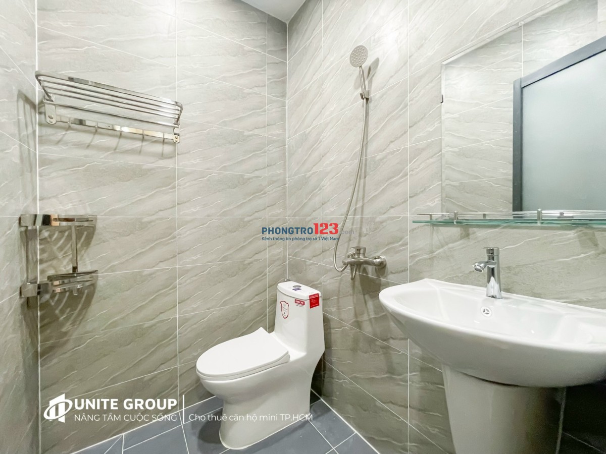 Khai trương phòng trọ full nội thất cửa sổ thoáng Nguyễn Hữu Cảnh gần Hàng Xanh Quận 1 Quận 2
