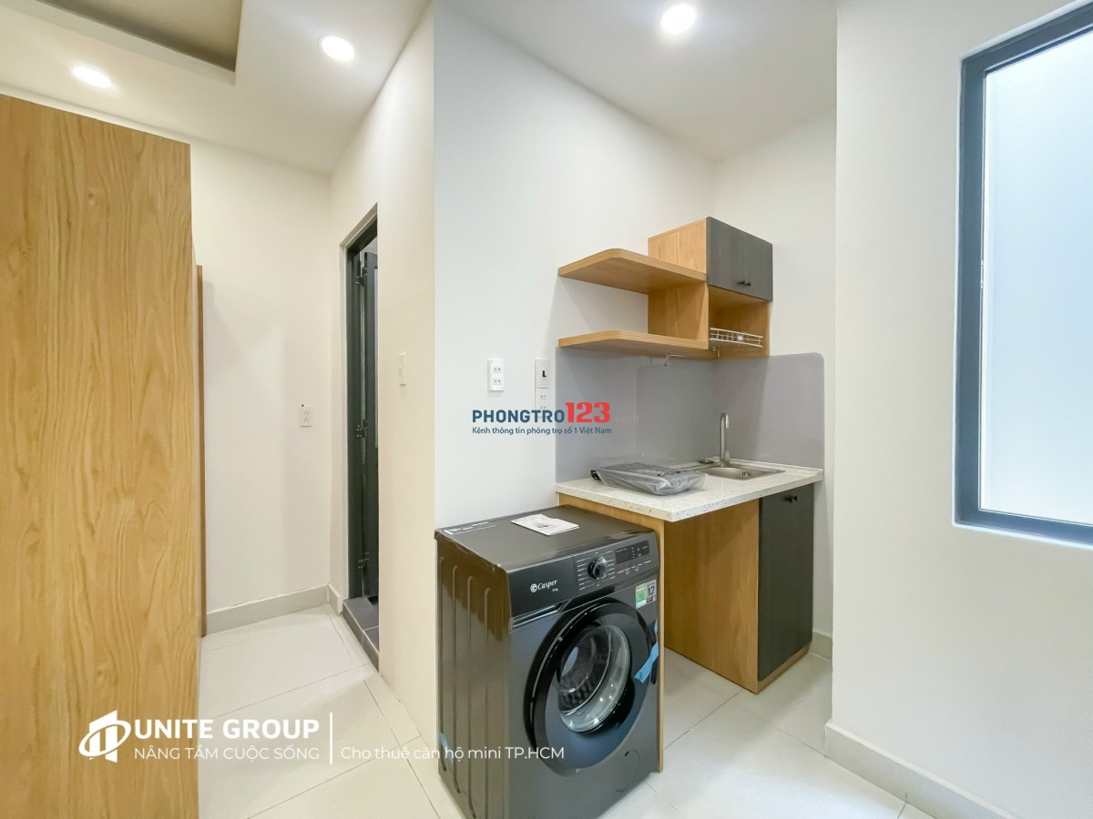 Khai trương phòng trọ full nội thất cửa sổ thoáng Nguyễn Hữu Cảnh gần Hàng Xanh Quận 1 Quận 2