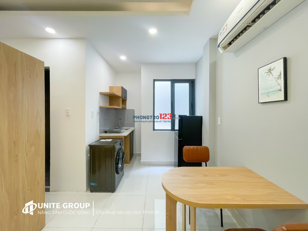 Khai trương phòng trọ full nội thất cửa sổ thoáng Nguyễn Hữu Cảnh gần Hàng Xanh Quận 1 Quận 2