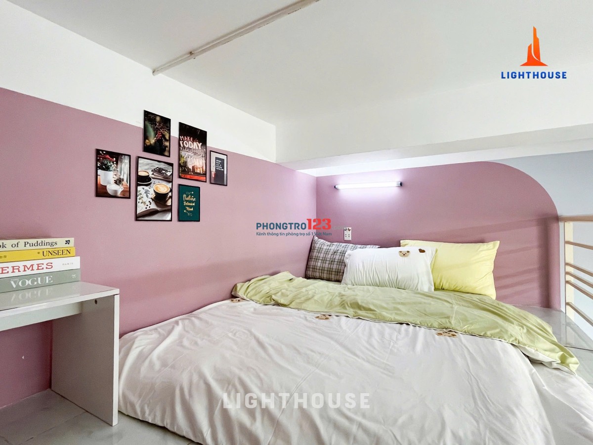 Phòng Cho Thuê Bình Thạnh Có Gác_Nhà Thang Máy_Hầm xe_Bảo Vệ_Full Nội Thất