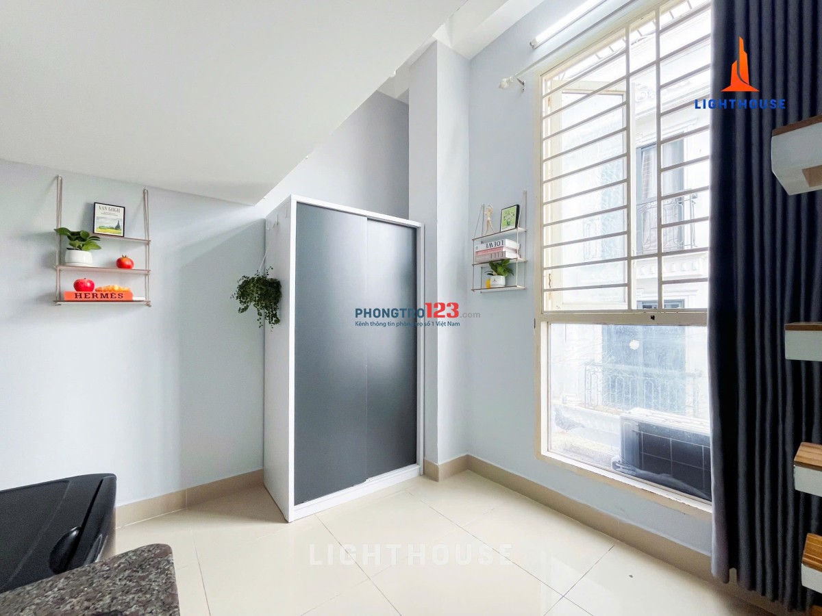 Phòng Cho Thuê Bình Thạnh Có Gác_Nhà Thang Máy_Hầm xe_Bảo Vệ_Full Nội Thất