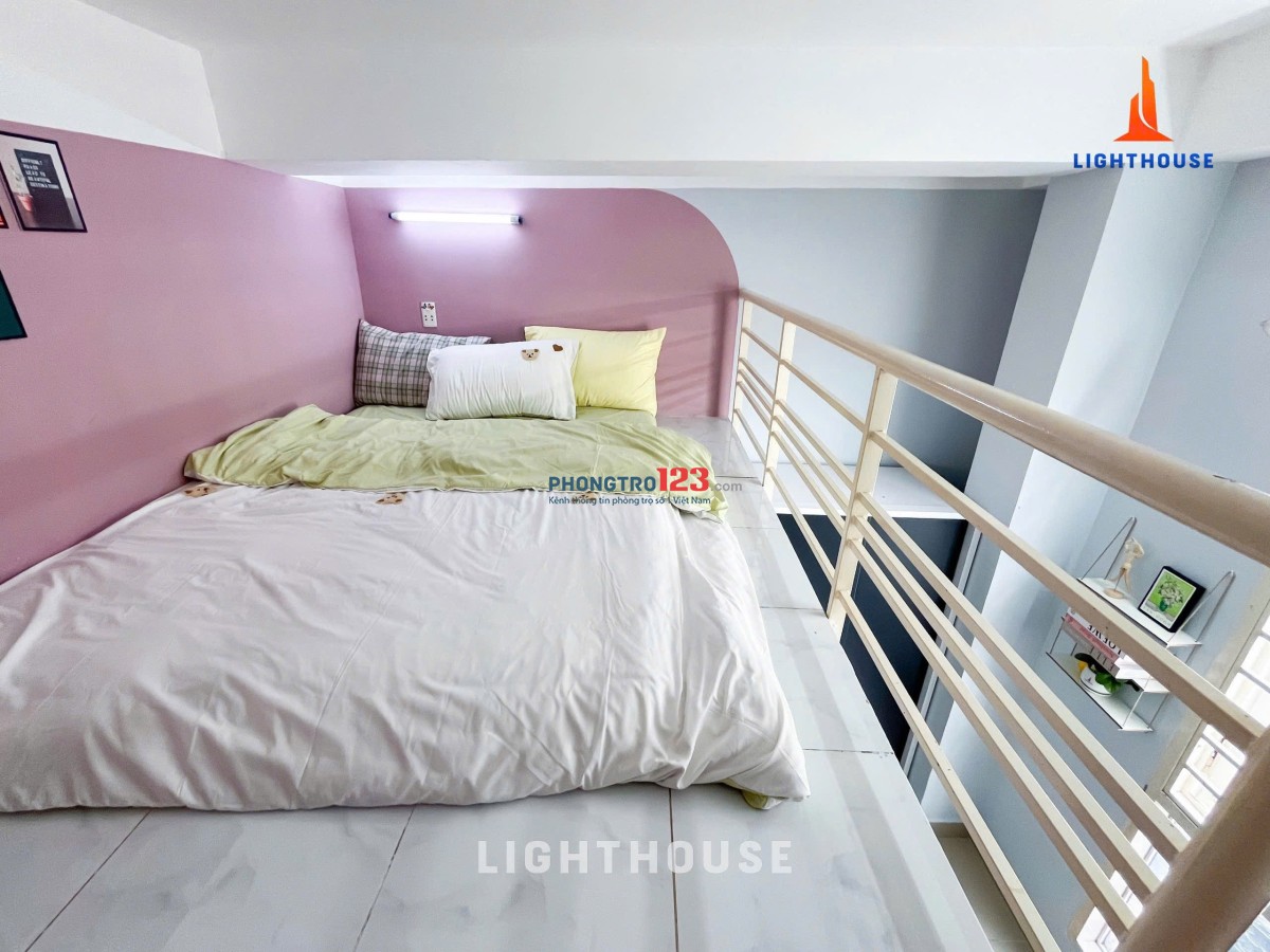 Phòng Cho Thuê Bình Thạnh Có Gác_Nhà Thang Máy_Hầm xe_Bảo Vệ_Full Nội Thất