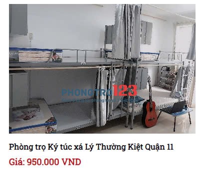 PHÒNG TRỌ – KÝ TÚC XÁ GIÁ RẺ FULL TIỆN NGHI CHỈ TỪ 950K/THÁNG – Ở NGAY TRUNG TÂM CÁC QUẬN HOT NHẤT