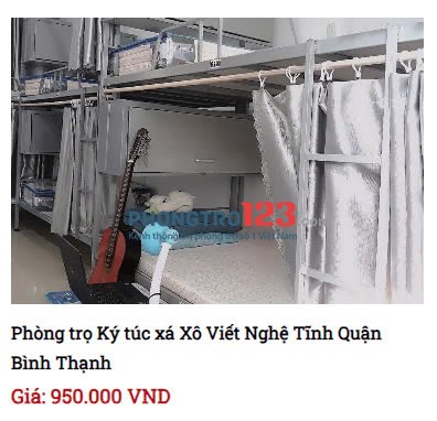 PHÒNG TRỌ – KÝ TÚC XÁ GIÁ RẺ FULL TIỆN NGHI CHỈ TỪ 950K/THÁNG – Ở NGAY TRUNG TÂM CÁC QUẬN HOT NHẤT
