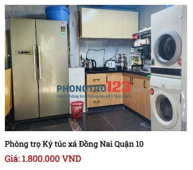 PHÒNG TRỌ – KÝ TÚC XÁ GIÁ RẺ FULL TIỆN NGHI CHỈ TỪ 950K/THÁNG – Ở NGAY TRUNG TÂM CÁC QUẬN HOT NHẤT