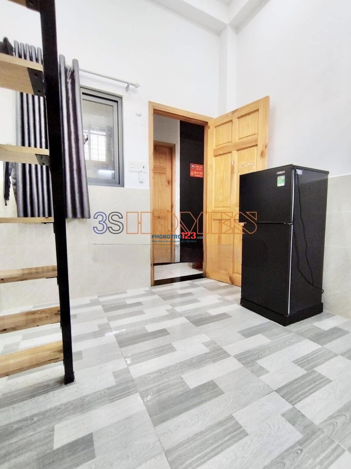 Phòng máy lạnh, cửa sổ mới tinh cuối Thống Nhất giá rẻ