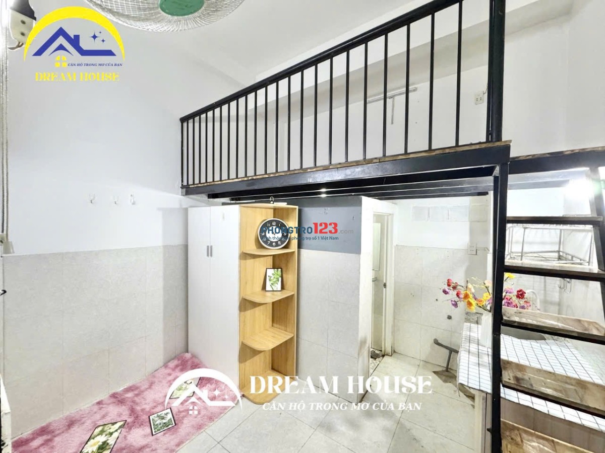 CHO THUÊ PHÒNG TRỌ DUPLEX GÁC CAO 2M - SẴN MÁY LẠNH, TỦ ĐỒ - GẦN TRƯỜNG CÔNG THƯƠNG, VĂN HIẾN