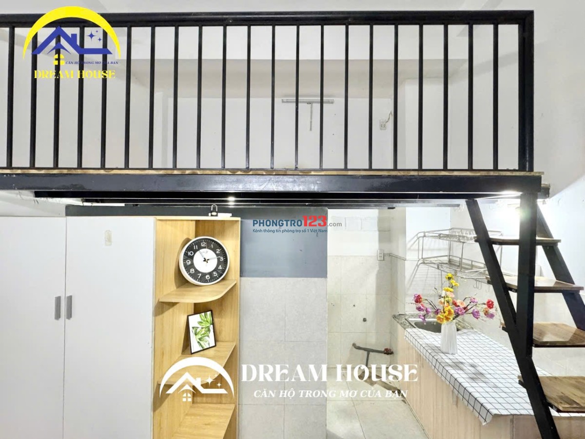CHO THUÊ PHÒNG TRỌ DUPLEX GÁC CAO 2M - SẴN MÁY LẠNH, TỦ ĐỒ - GẦN TRƯỜNG CÔNG THƯƠNG, VĂN HIẾN