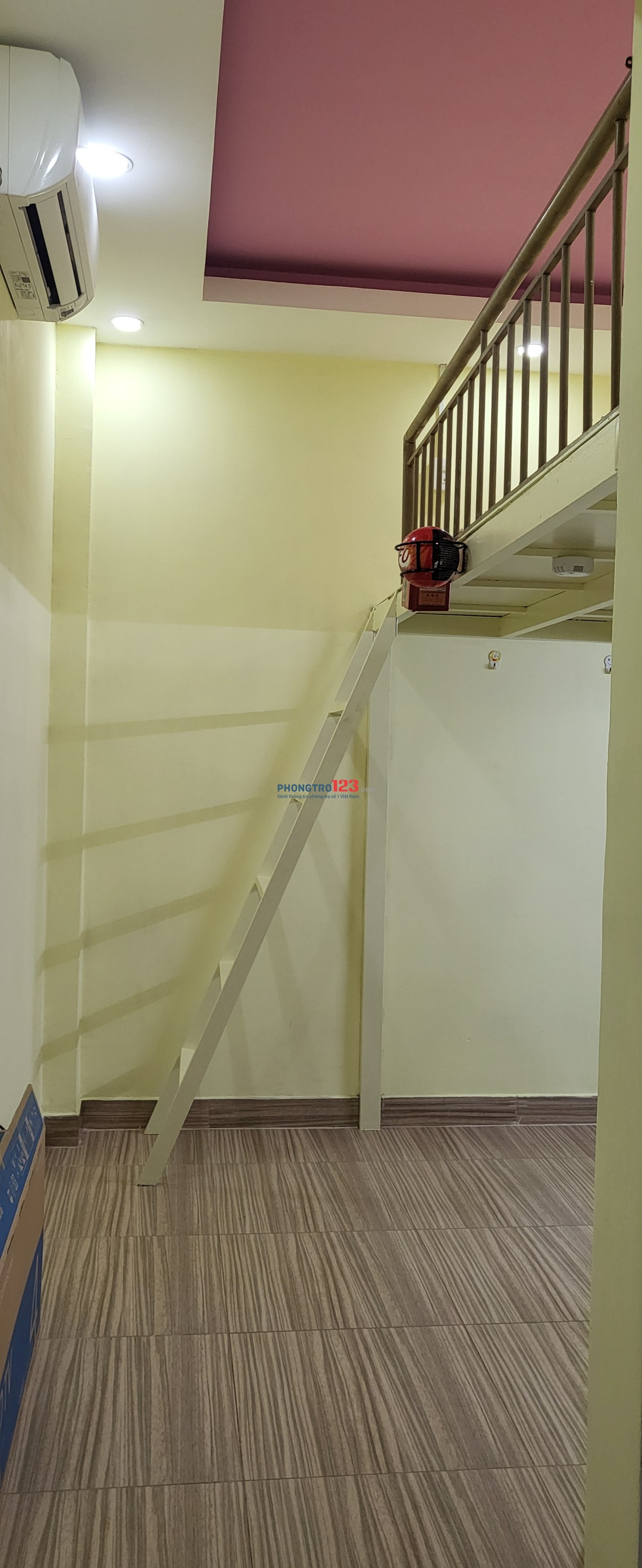 Phòng lầu 2 và 3, máy lạnh, gác, cửa sổ, an toàn PCCC, Lê Lai P3 Gò Vấp