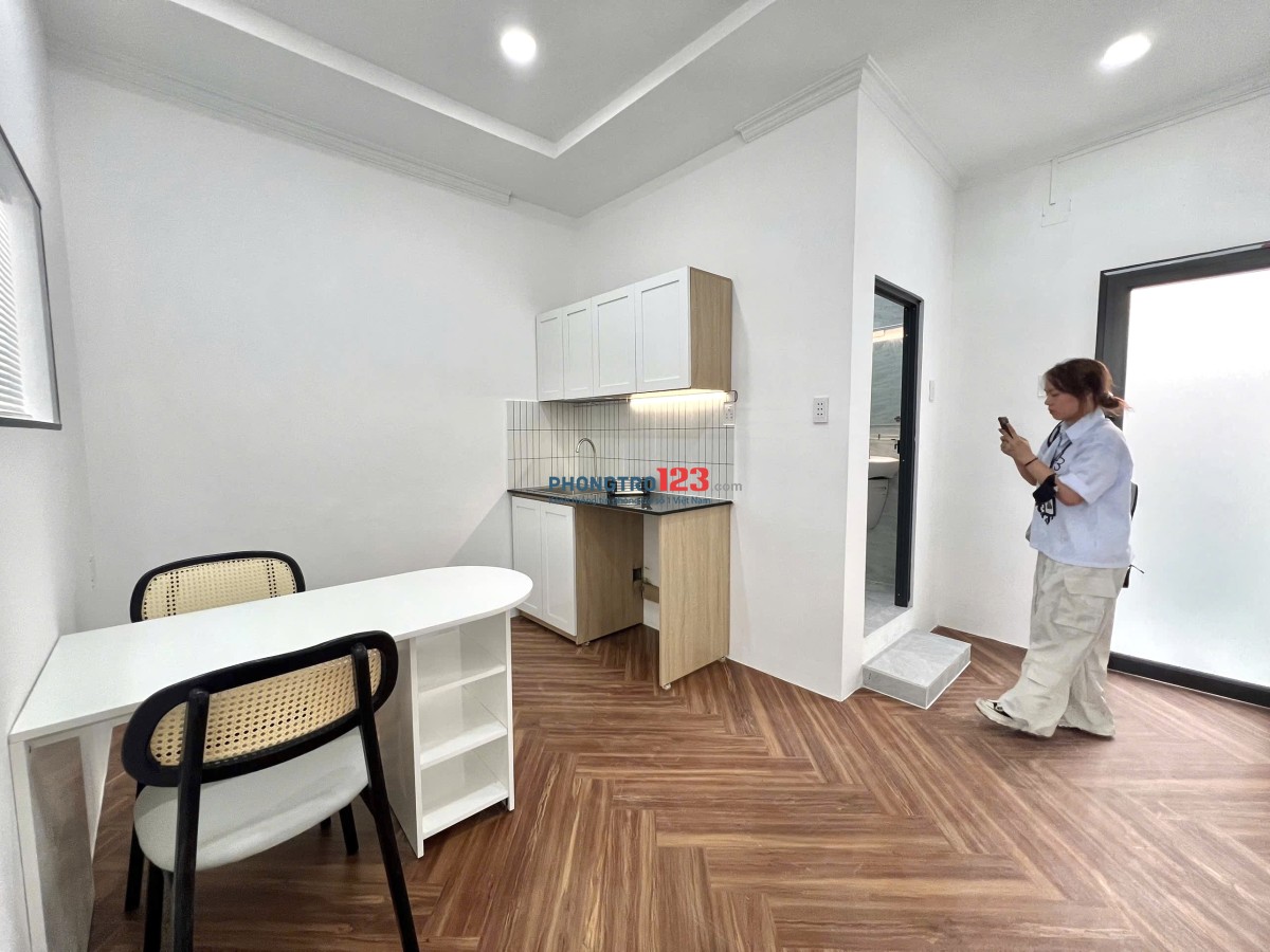 Khai trương căn hộ 1 phòng ngủ ban công máy giặt riêng rộng 40m2 ngay Bạch Đằng Bình Thạnh