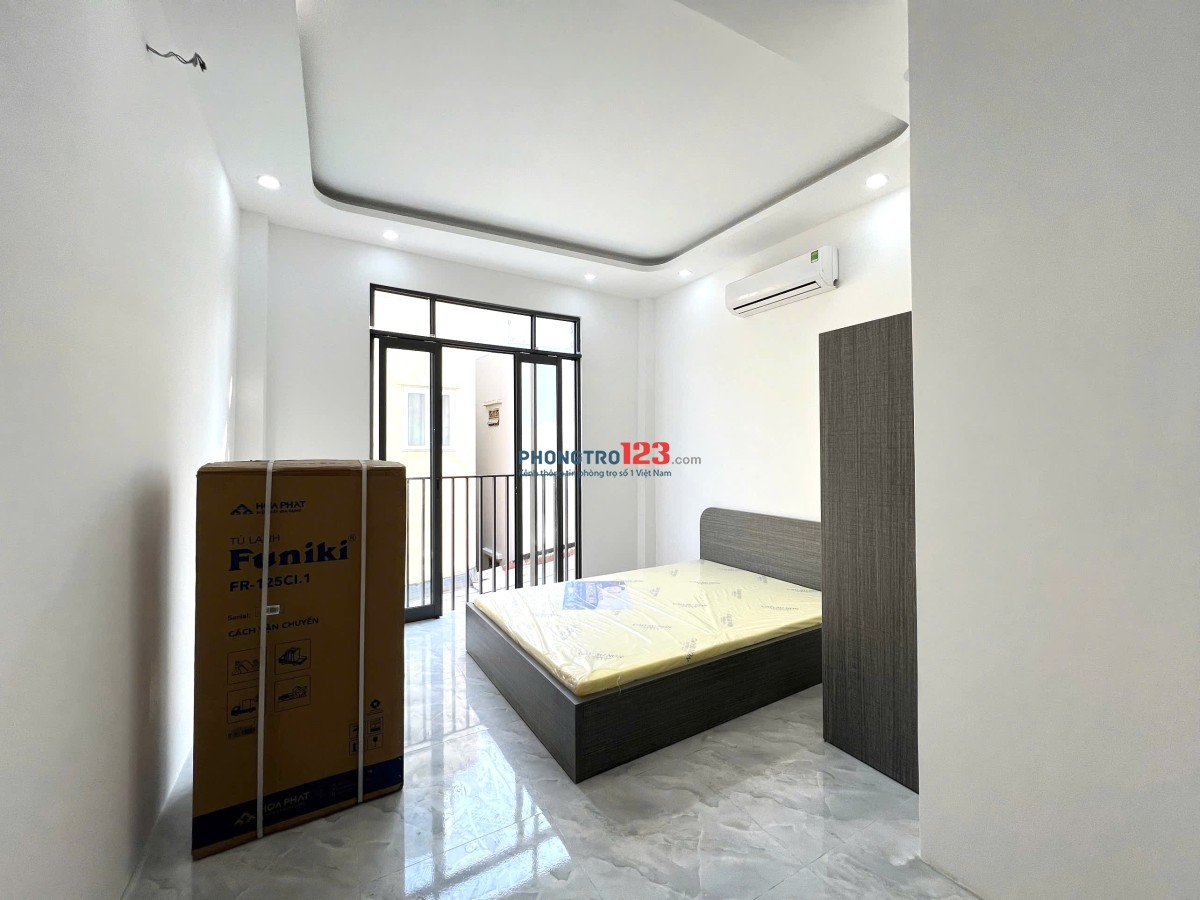 PHÒNG 30m2 MỚI 100% BAN CÔNG, XA BẾP - QUẬN BÌNH THẠNH GẦN QUẬN 1, QUẬN 3, QUẬN 2, QUẬN PHÚ NHUẬN