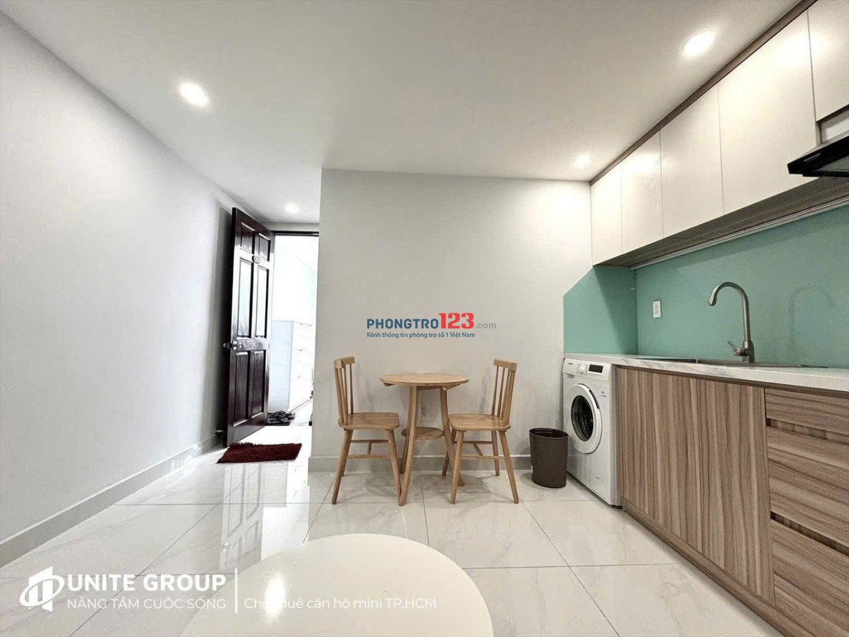 Căn hộ sang chảnh mới 100% 45m2 có máy giặt riêng Tân Bình