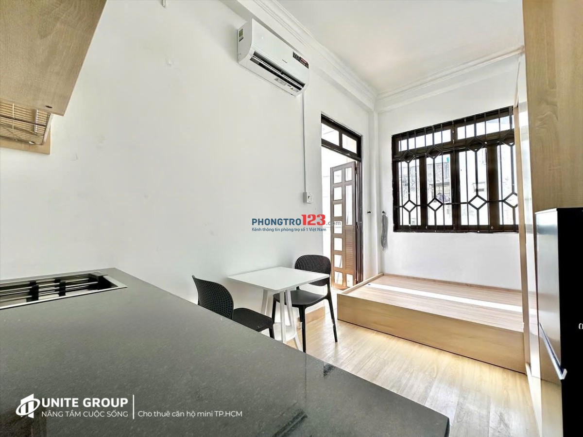Khai Trương phòng trọ cho thuê ban công full nội thất ở Chu Văn An gần Học viện Cán bộ, Bình Thạnh