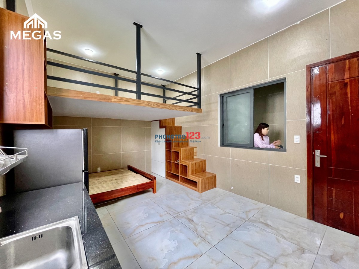 CHO THUÊ PHÒNG RỘNG 30M2 - FULL NỘI THẤT NGAY PHAN VĂN HỚN - TÔ KÝ - CVPM