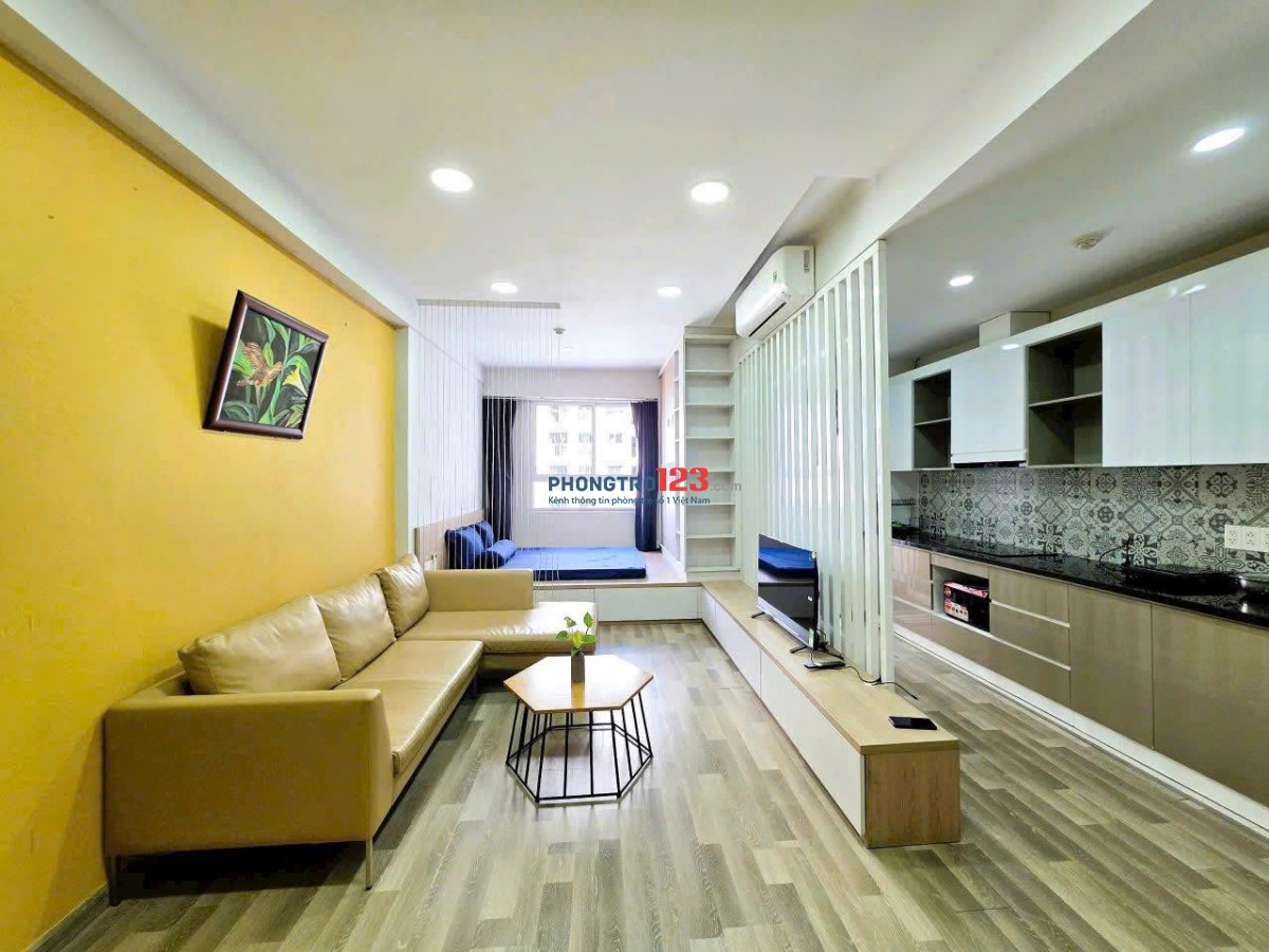 Chung cư Saigonres. Nguyễn Xí, p26, Bình THạnh: 45m2, có nt, 1p ngủ, 10,5tr/th