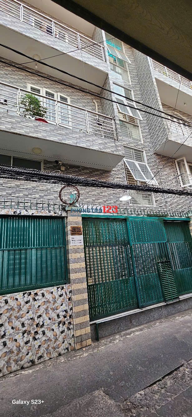 Phòng trọ quận 3 (Pasteur; Võ Thị Sáu) - 35m2 giá rẻ, có gác xếp