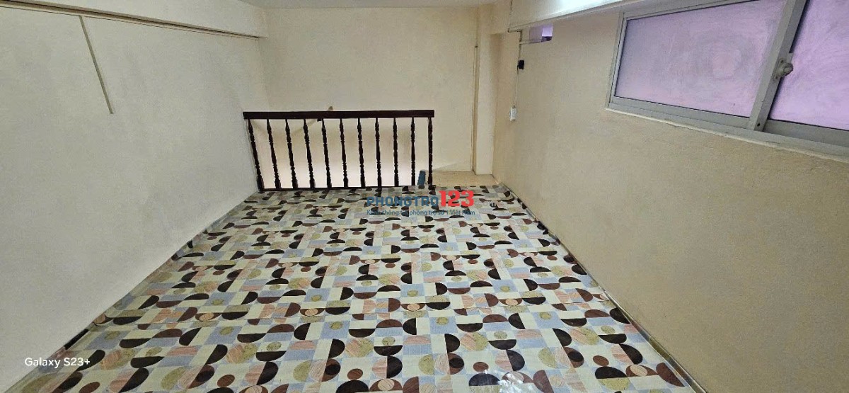 Phòng trọ quận 3 (Pasteur; Võ Thị Sáu) - 35m2 giá rẻ, có gác xếp