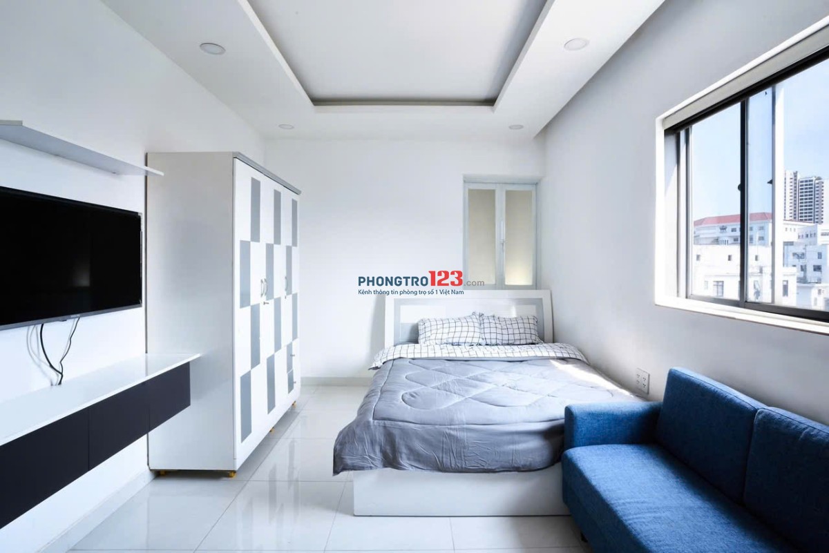 Cho thuê studio full nội thất - cửa sổ thoáng - ngay trung tâm quận 2 - phố tây Thảo Điền