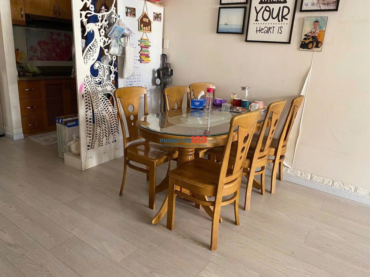 CHung cư Khang Phú, Hòa Thạnh, Tân Phú: 80m2, 2p ngủ, NT, giá 8tr/tháng
