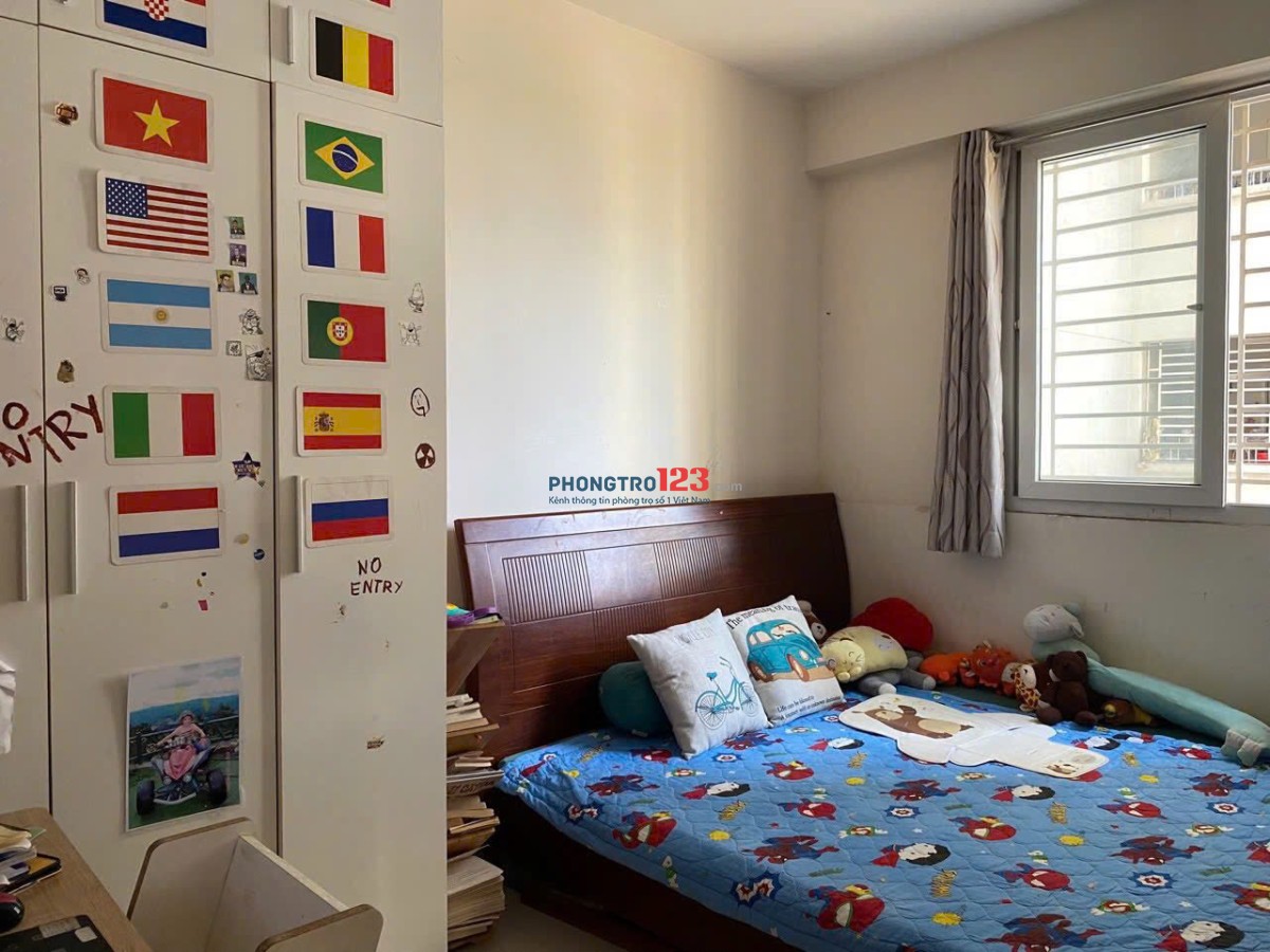CHung cư Khang Phú, Hòa Thạnh, Tân Phú: 80m2, 2p ngủ, NT, giá 8tr/tháng