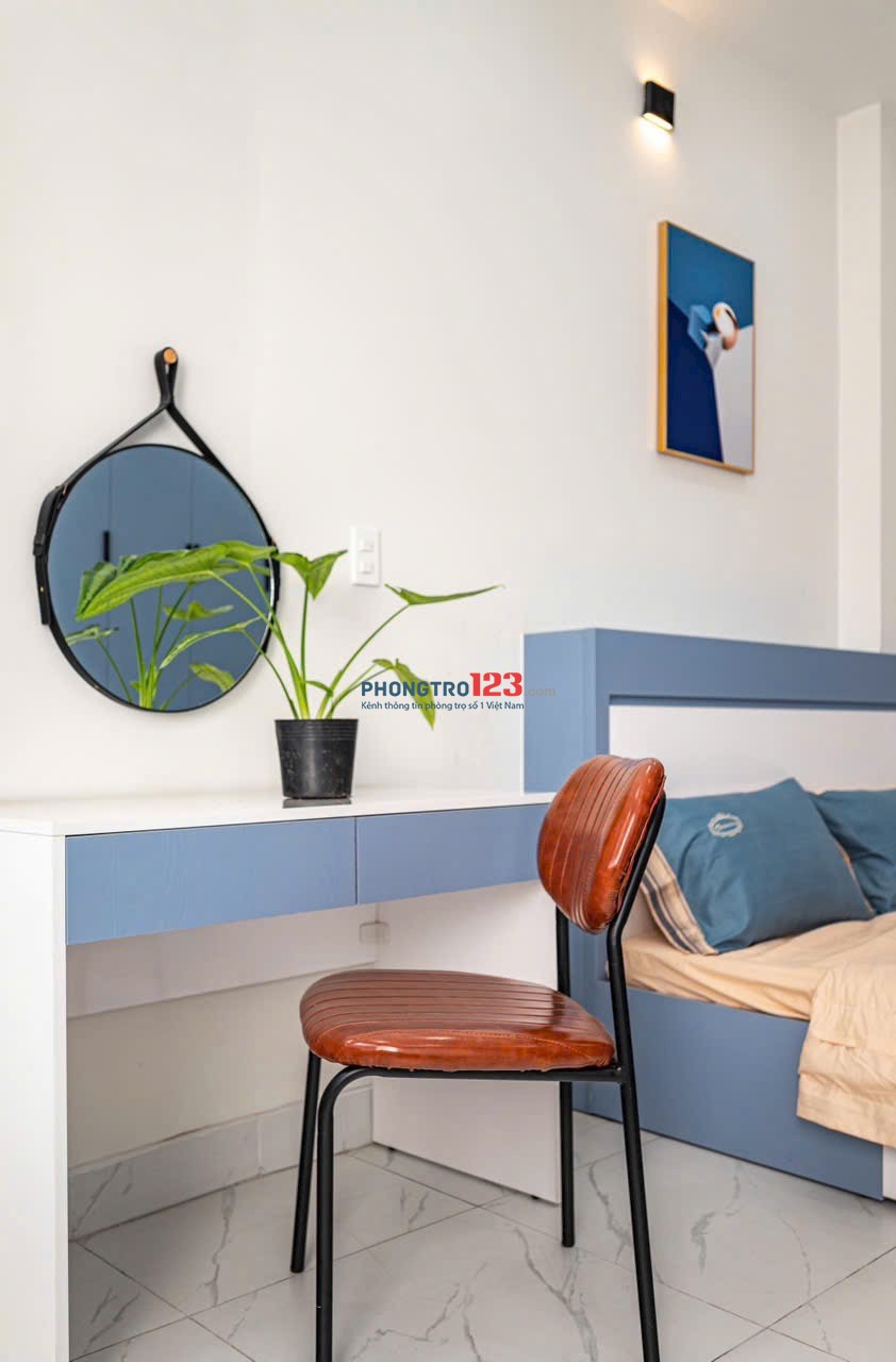 Khai trương phòng 35m2 tách bếp, máy giặt riêng, cửa sổ trời