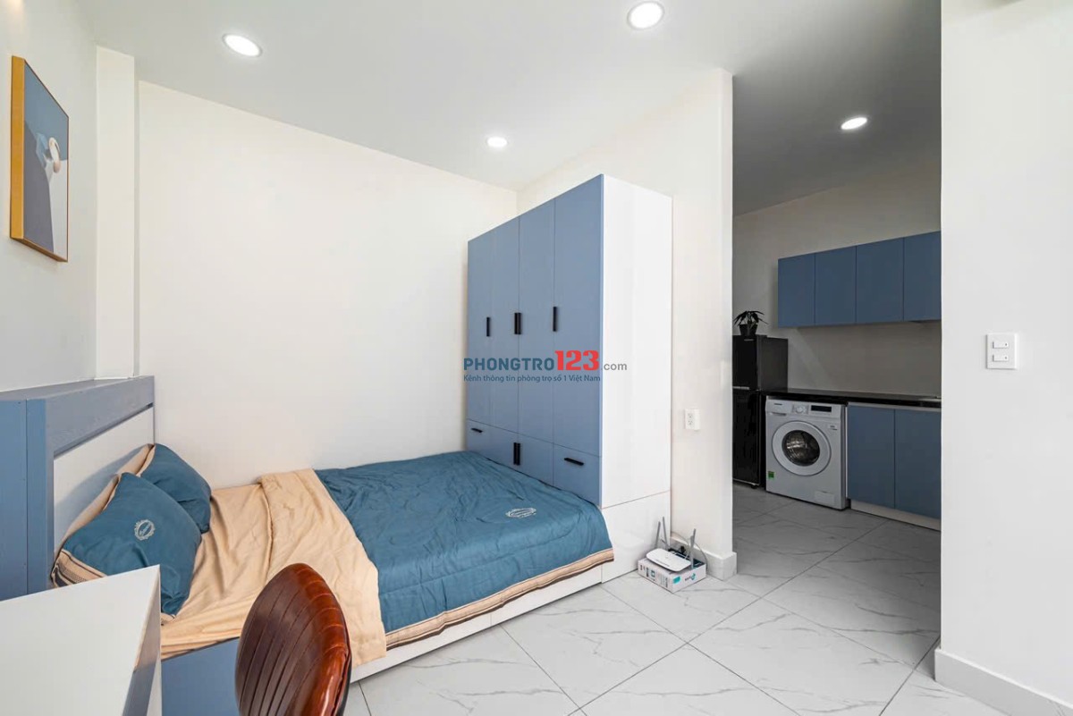 Khai trương phòng 35m2 tách bếp, máy giặt riêng, cửa sổ trời