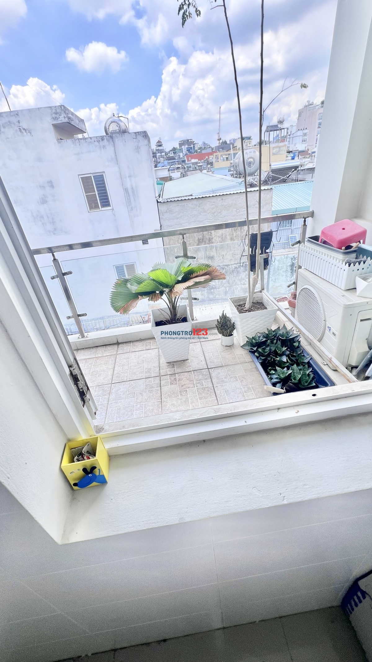 Cho Thuê Phòng Quận 1 có Cửa Sổ, Ban Công Lớn thoáng mát, sáng sủa, tiết kiệm điện